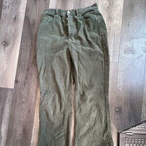 PacSun Olive Corduroy Pants